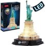 Marile Arhitecturi ale lumii Puzzle 3D Statuia Libertatii editie luminoasa 79 piese